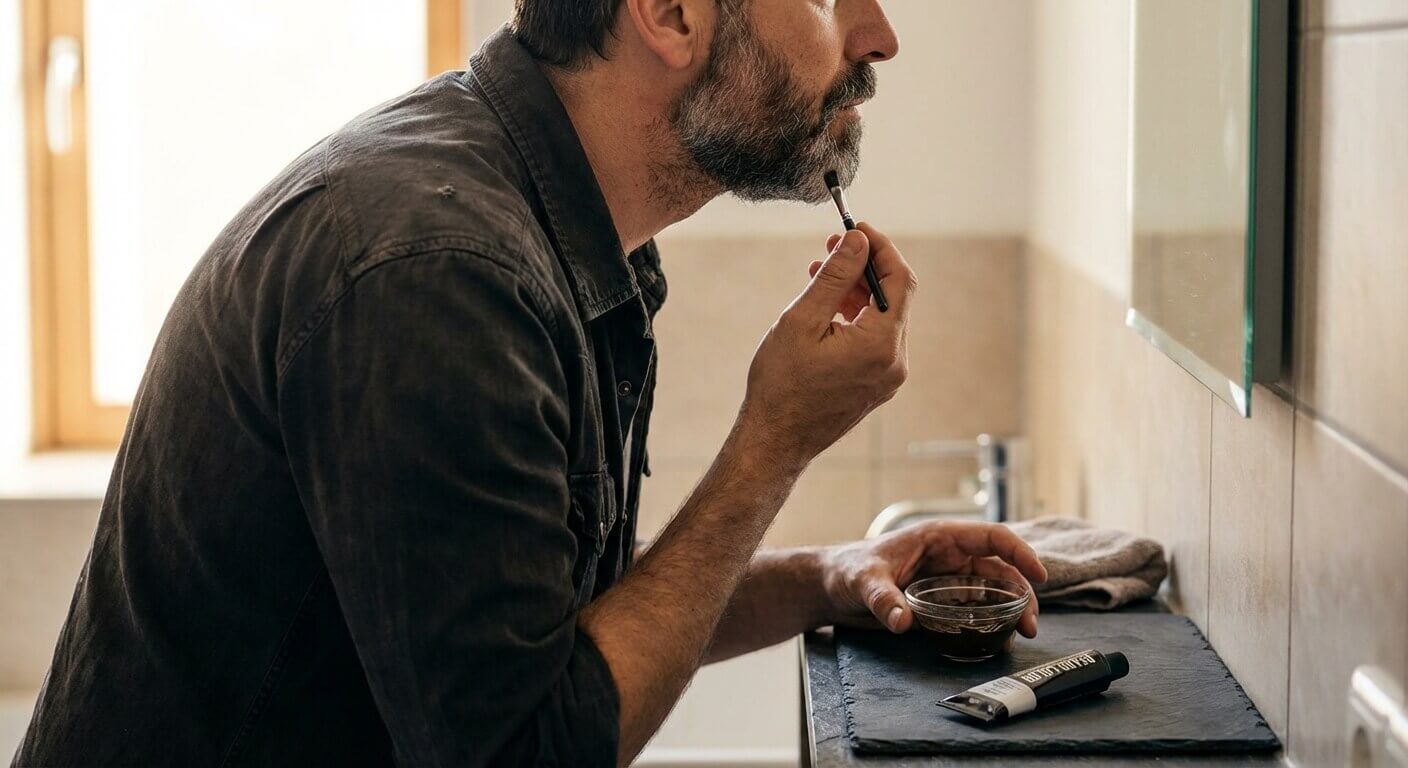 Baard verven gids — hoe baard verven verf kiezen geverfde baard verzorgen baardolie